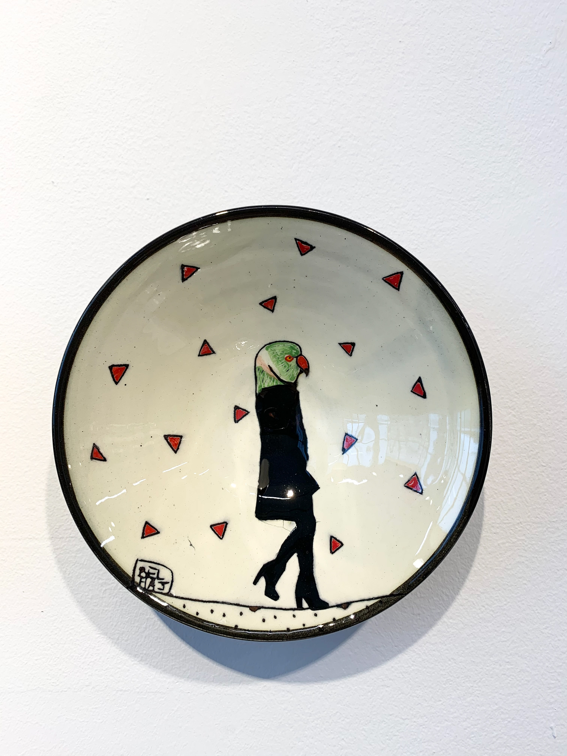 Coupelle en faïence, Collection 'Silhouettes' Diam 12 cm - 35€