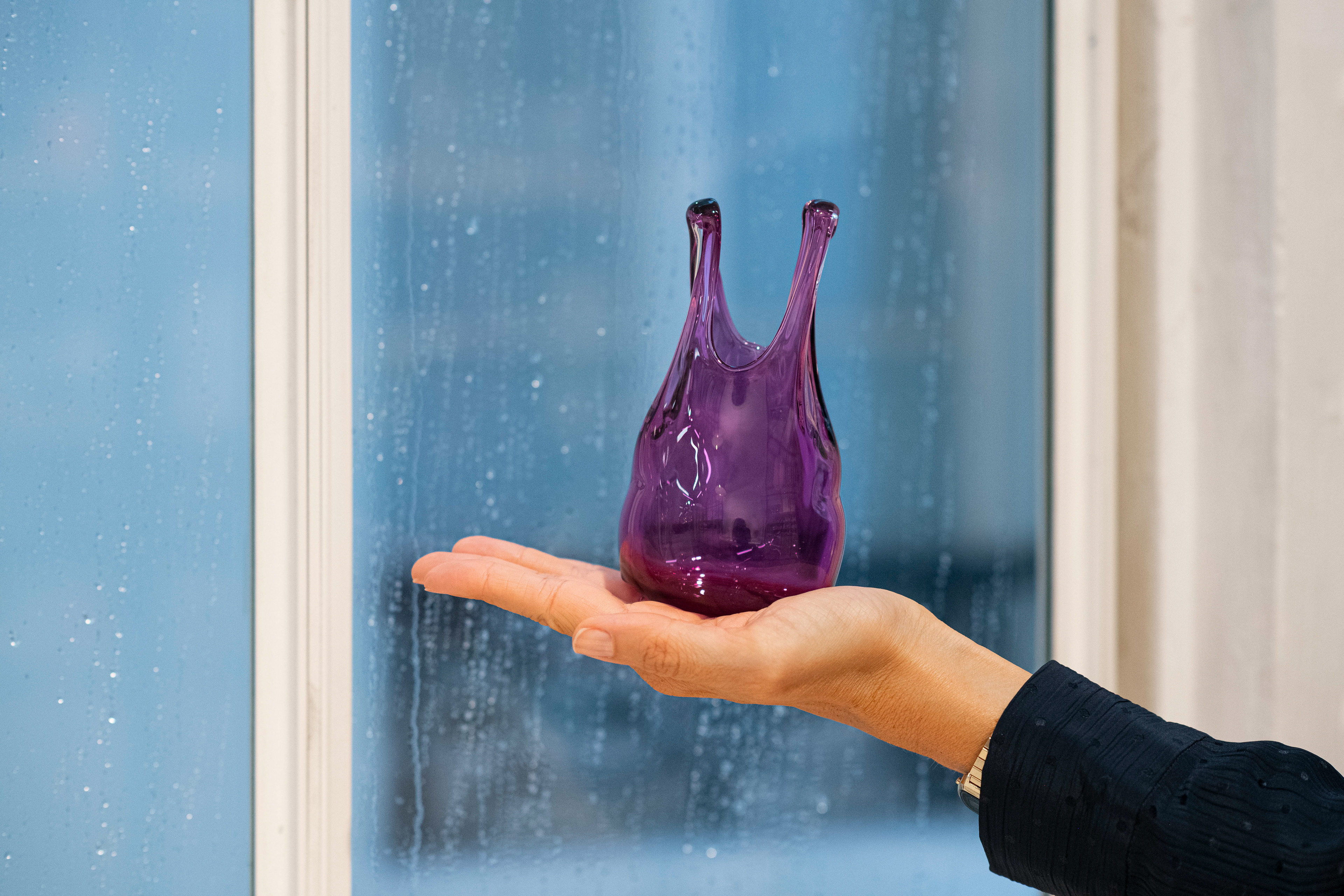 Sac crocher en verre 156€