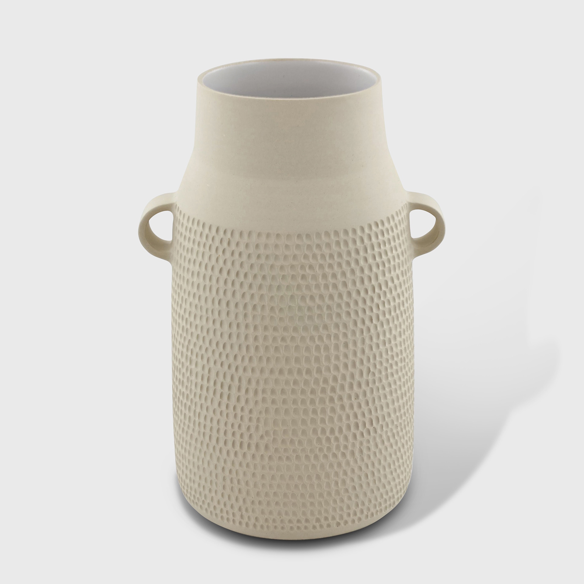 Pot oreilles haut en grès - 20 cm de hauteur x 11cm de diamère - 120€