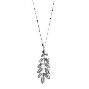 Sautoir 'Feuille' - Argent - 75€