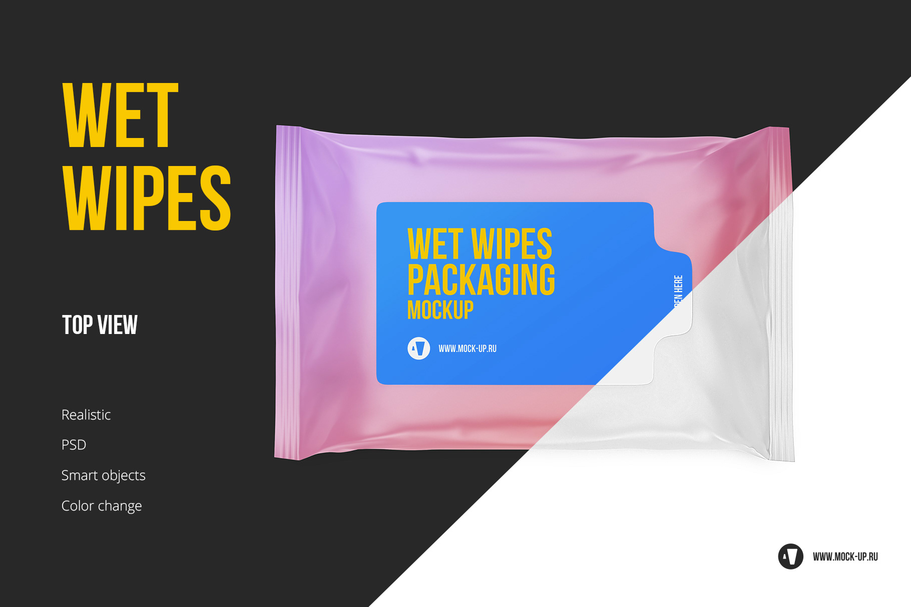 Download Exclusive Product Mockups - Wet Wipes mockup