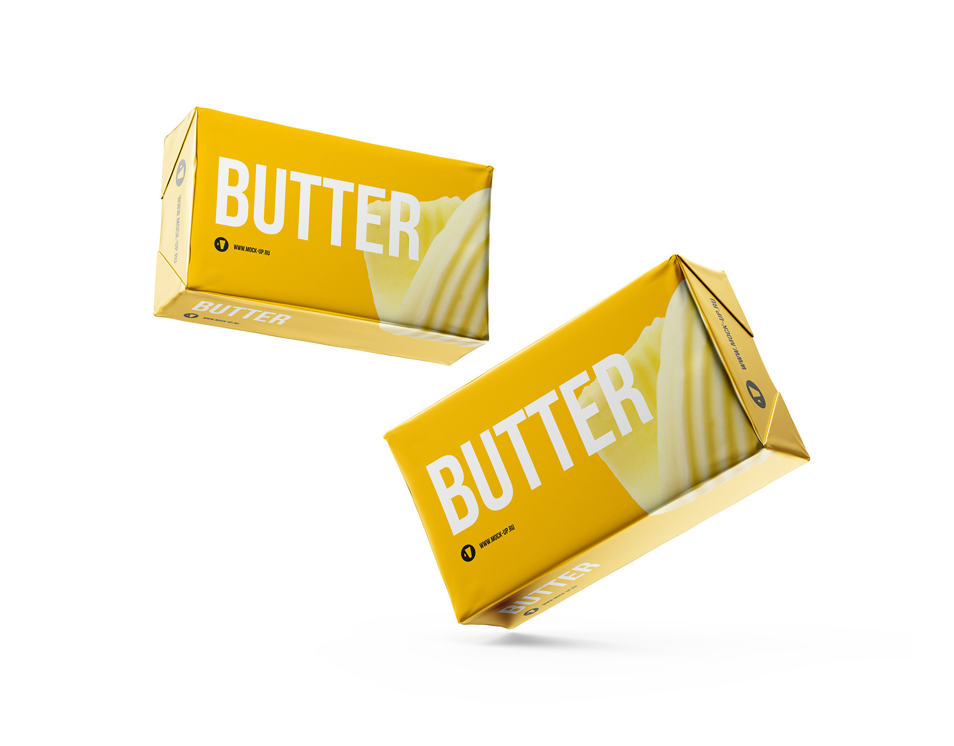 Download Exclusive Product Mockups Butter Block Mockup 200g