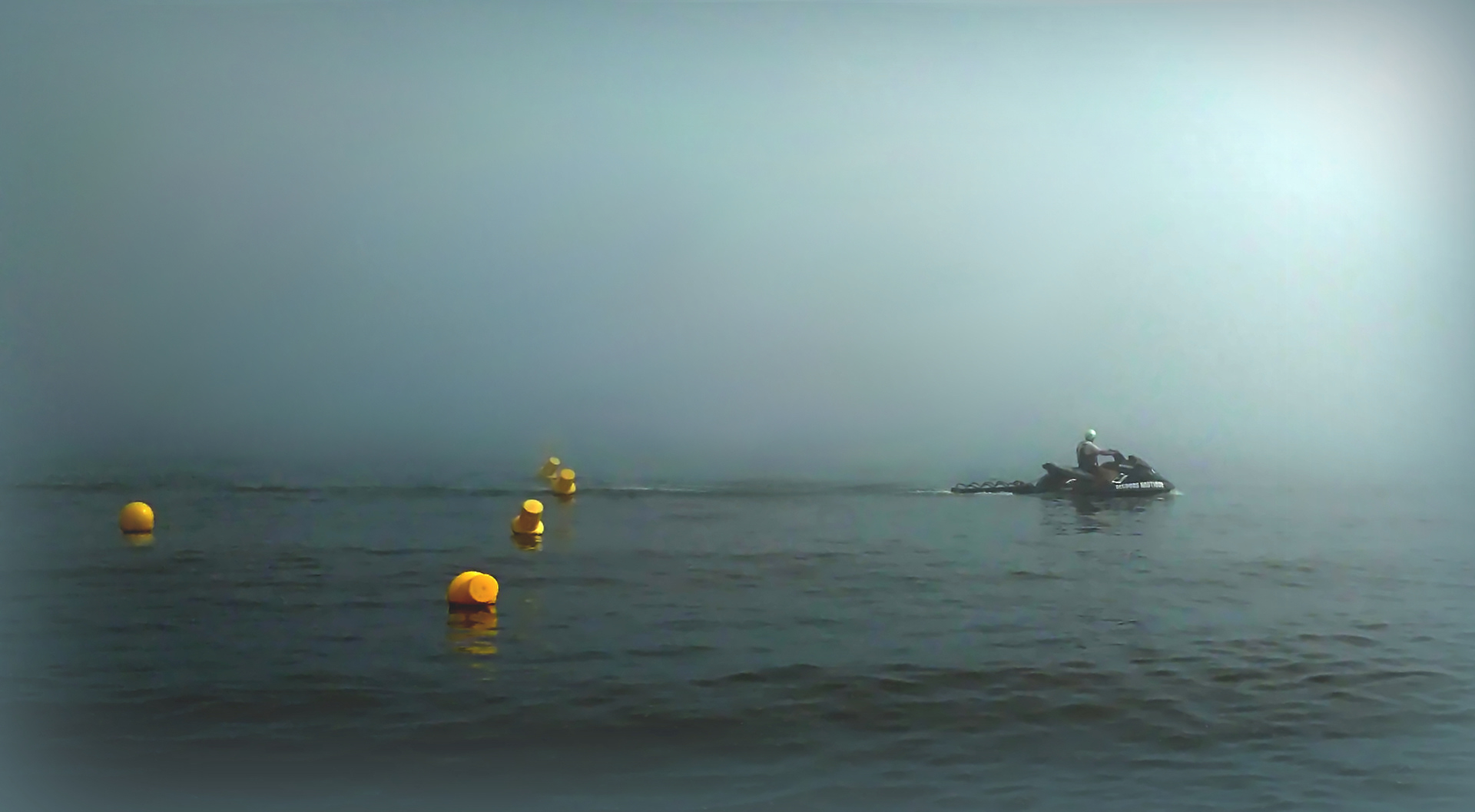 Brume de chaleur sur Portiragnes