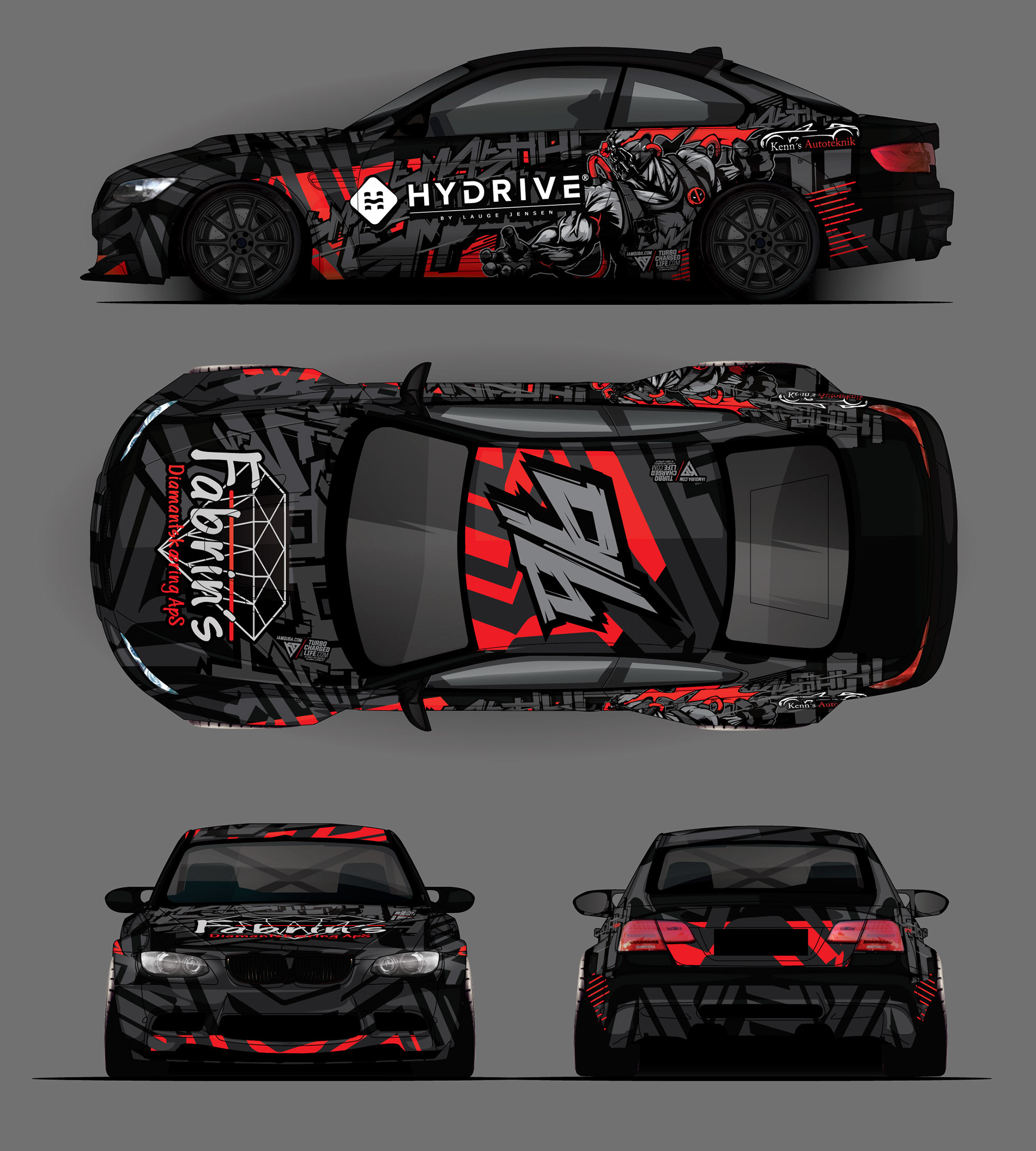 Drift Car Livery Design - Design Talk