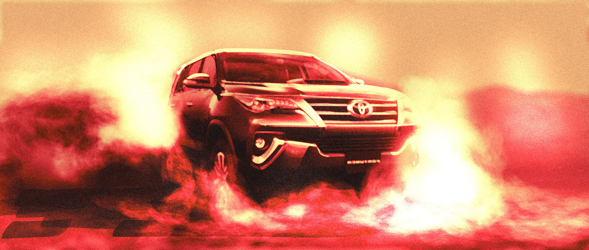 Storyboard para animatic - Publicidad Toyota SW4
