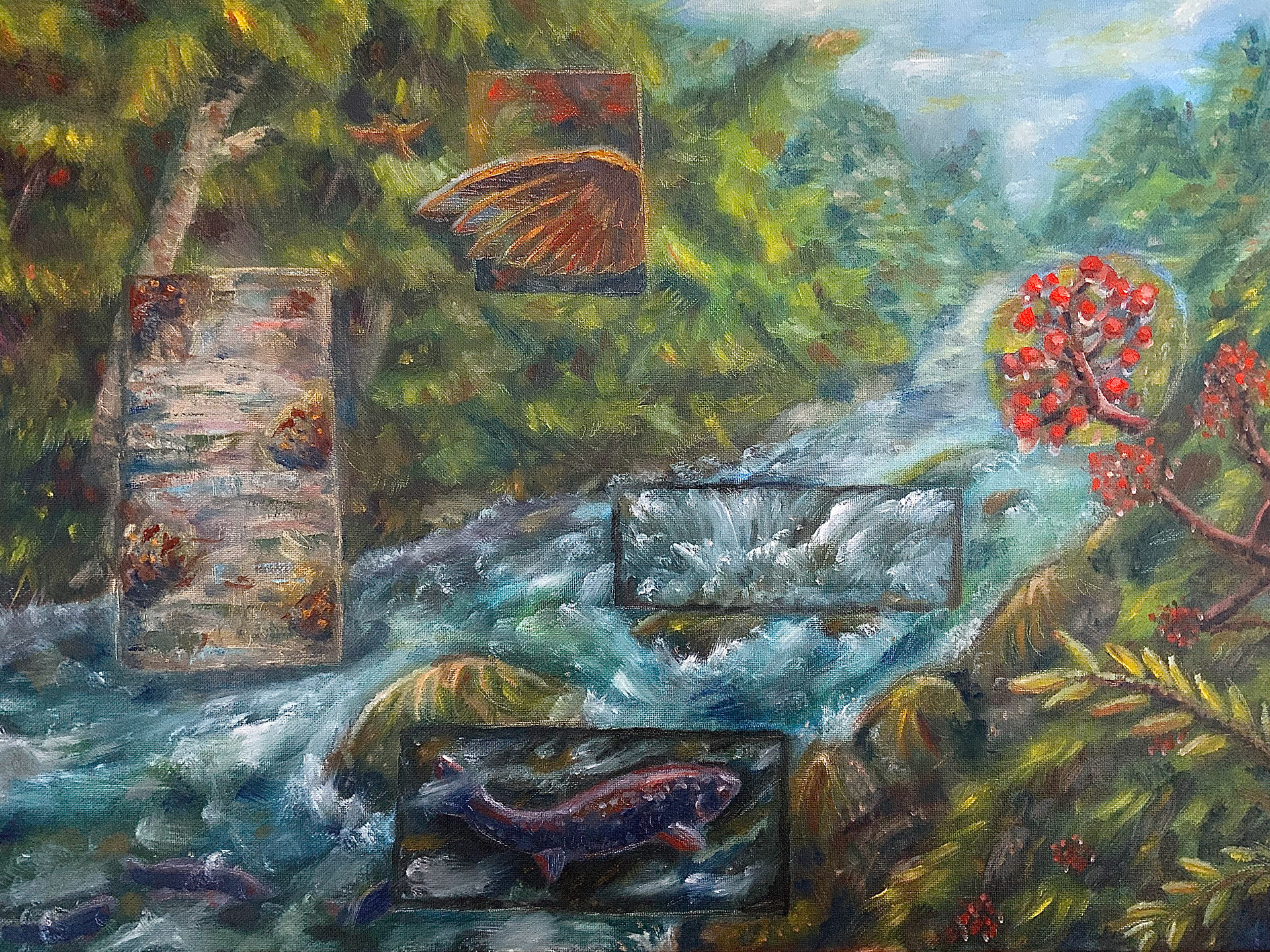 "The Little Details in Nature" Oil on Canvas 2020