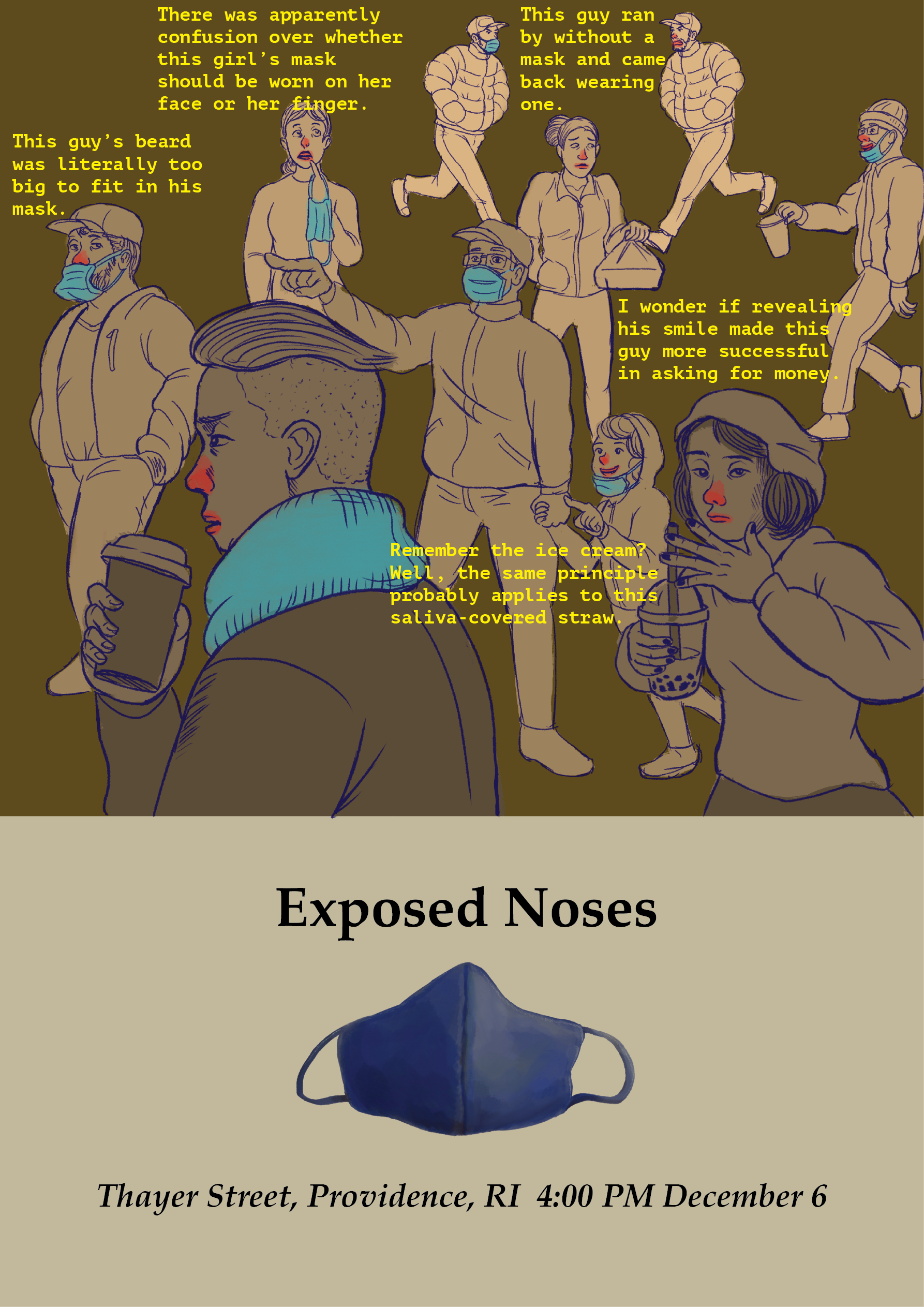 "Exposed Noses Page 3" Procreate 2020