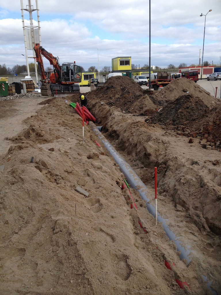 Verhallen Grondverzet rioolwerk