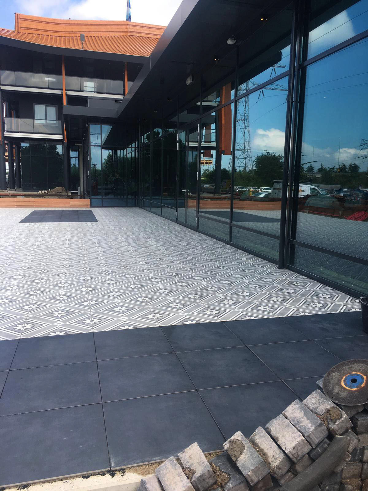 Verhallen Grondverzet straatwerk - terras