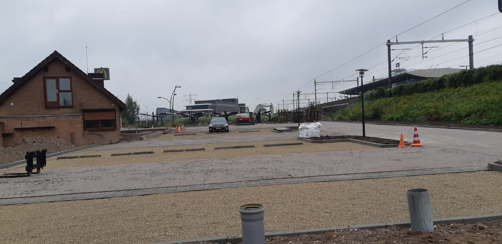 Verhallen Grondverzet straatwerk - parkeerplaats