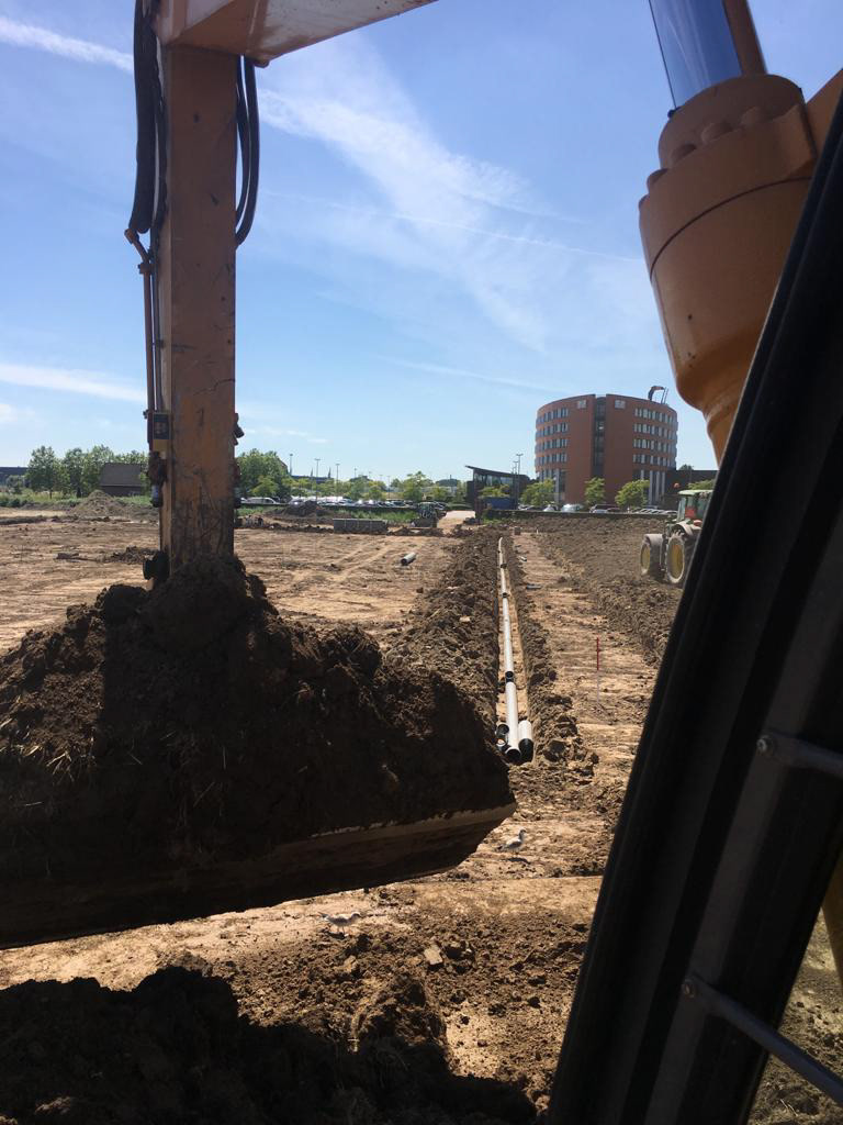 Verhallen Grondverzet rioolwerk