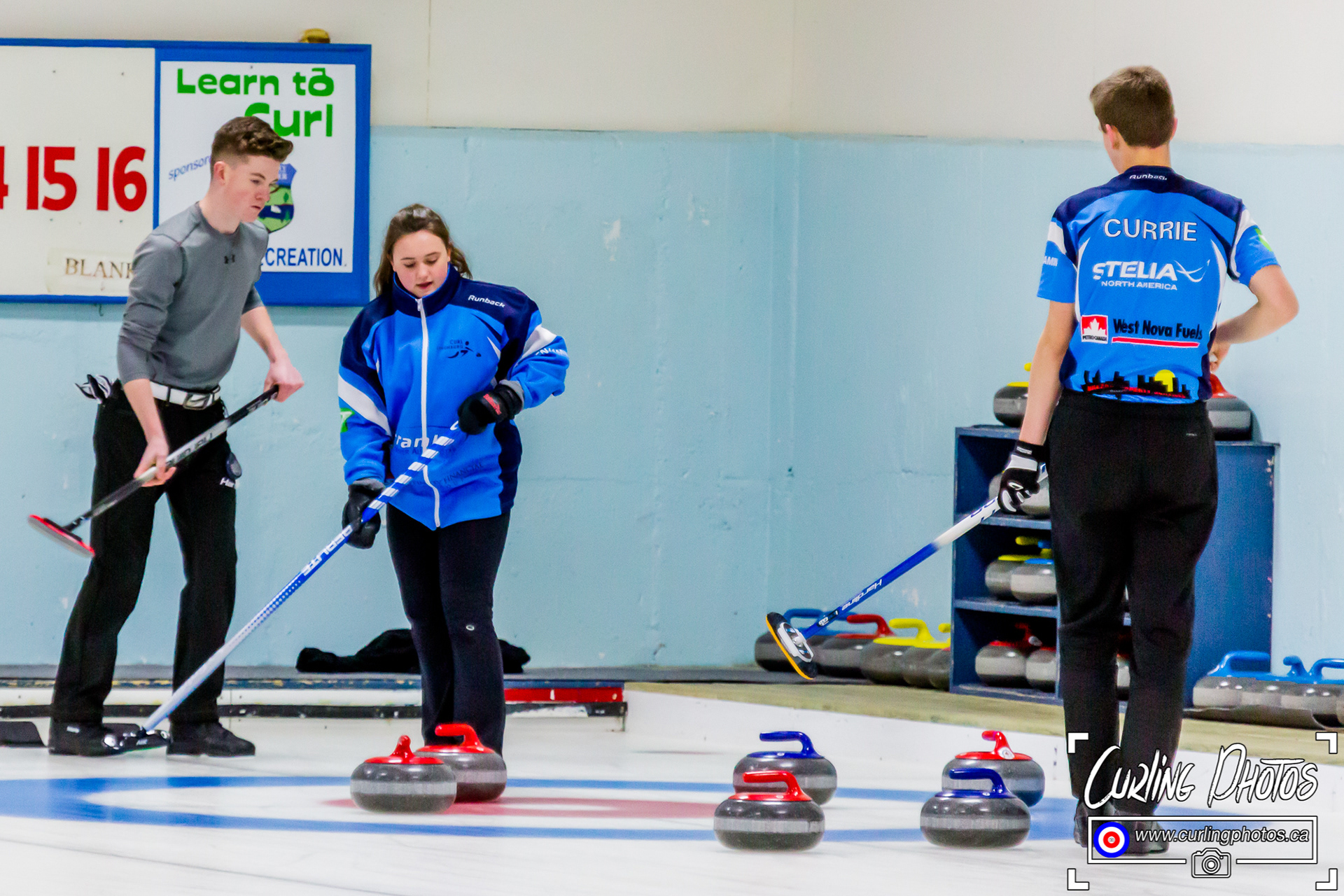Curling Photos Jr Mixed Doubles Spiel SEMIs Jan 5, 2020