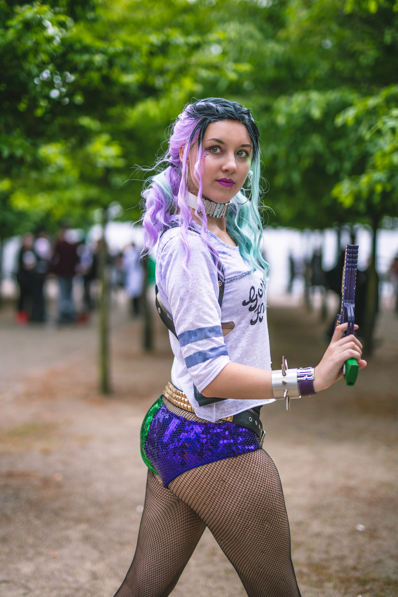 @beci_bombshellcosplay as Joker/Harley Quinn