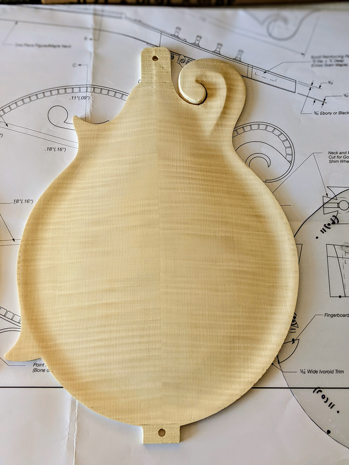 Top of Back Carved