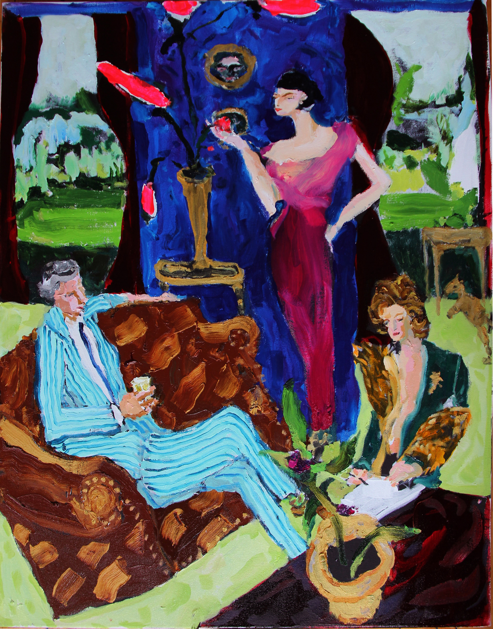 bradley wood people interiors painting