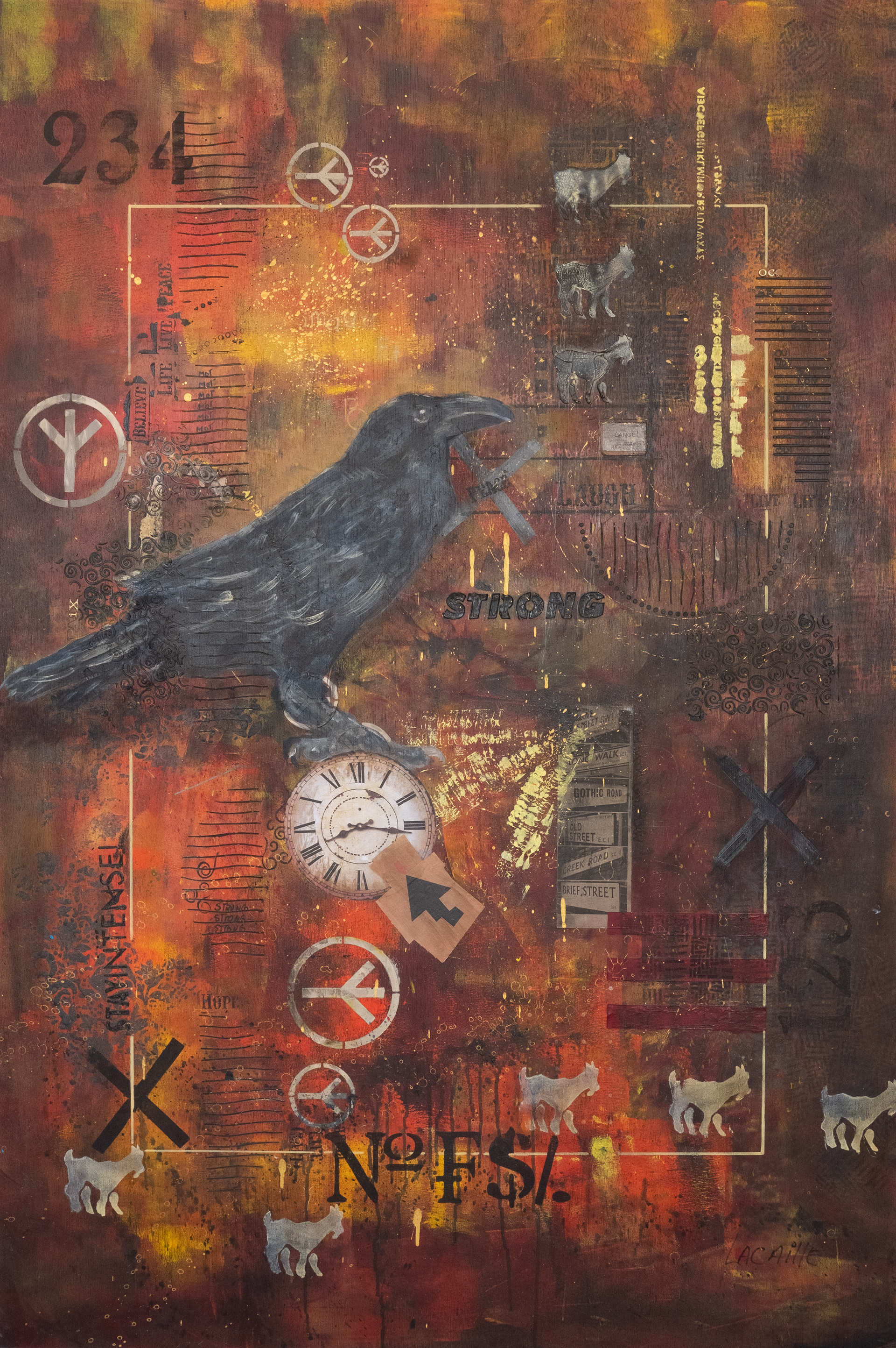 Ici et La, 40 x 60