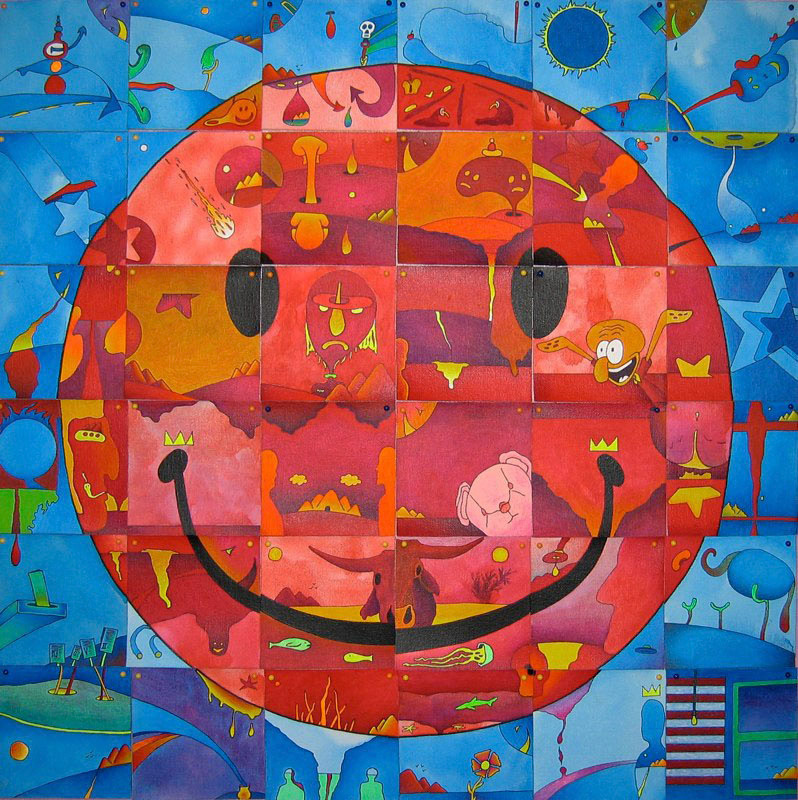 Red Smiley 2011 24 x 24
