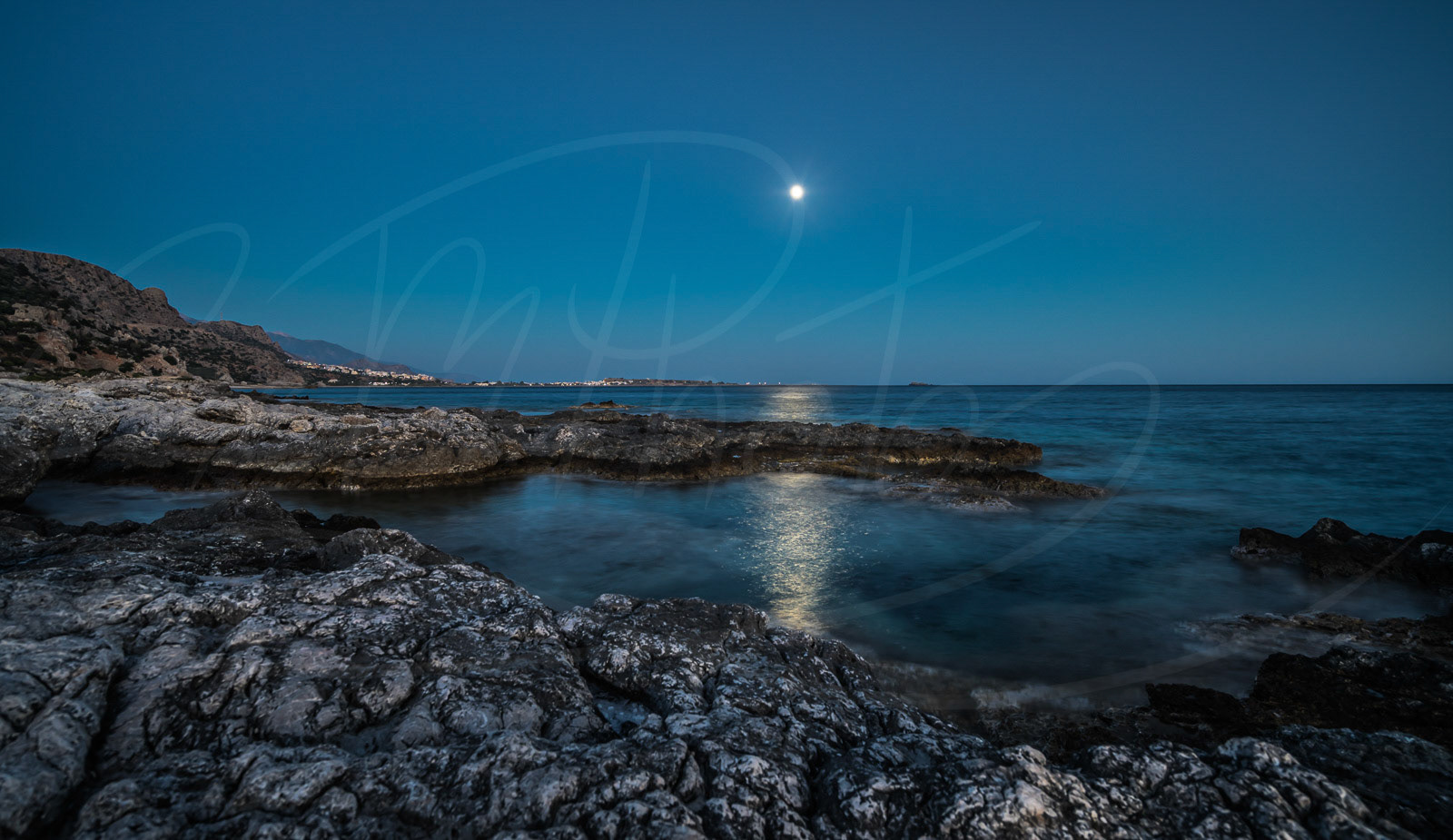 Moonrise in South Crete