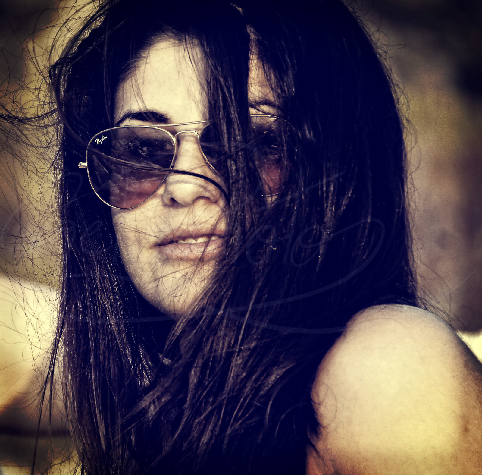 Windy girl