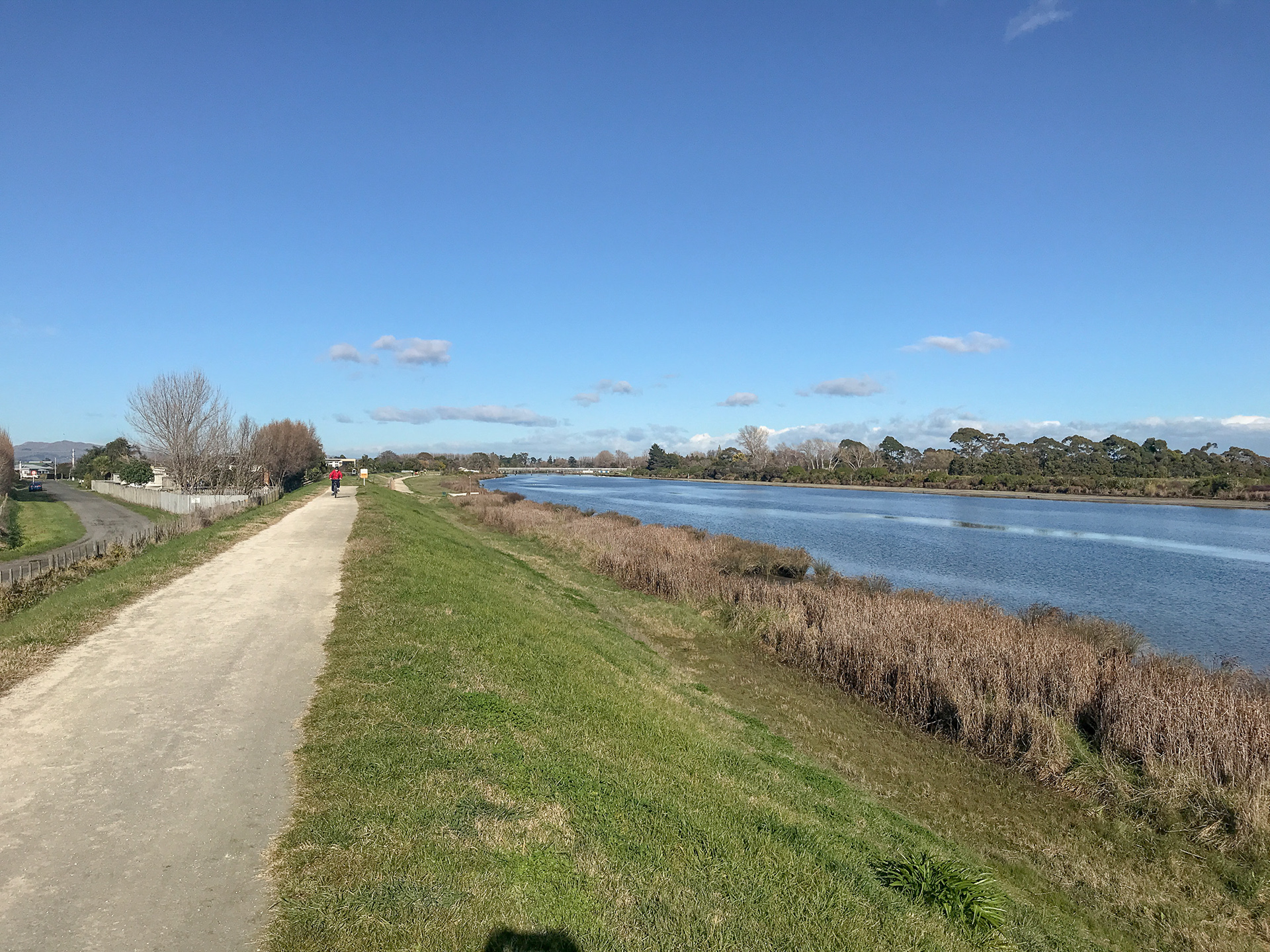 Sal on Clive Bike Track
