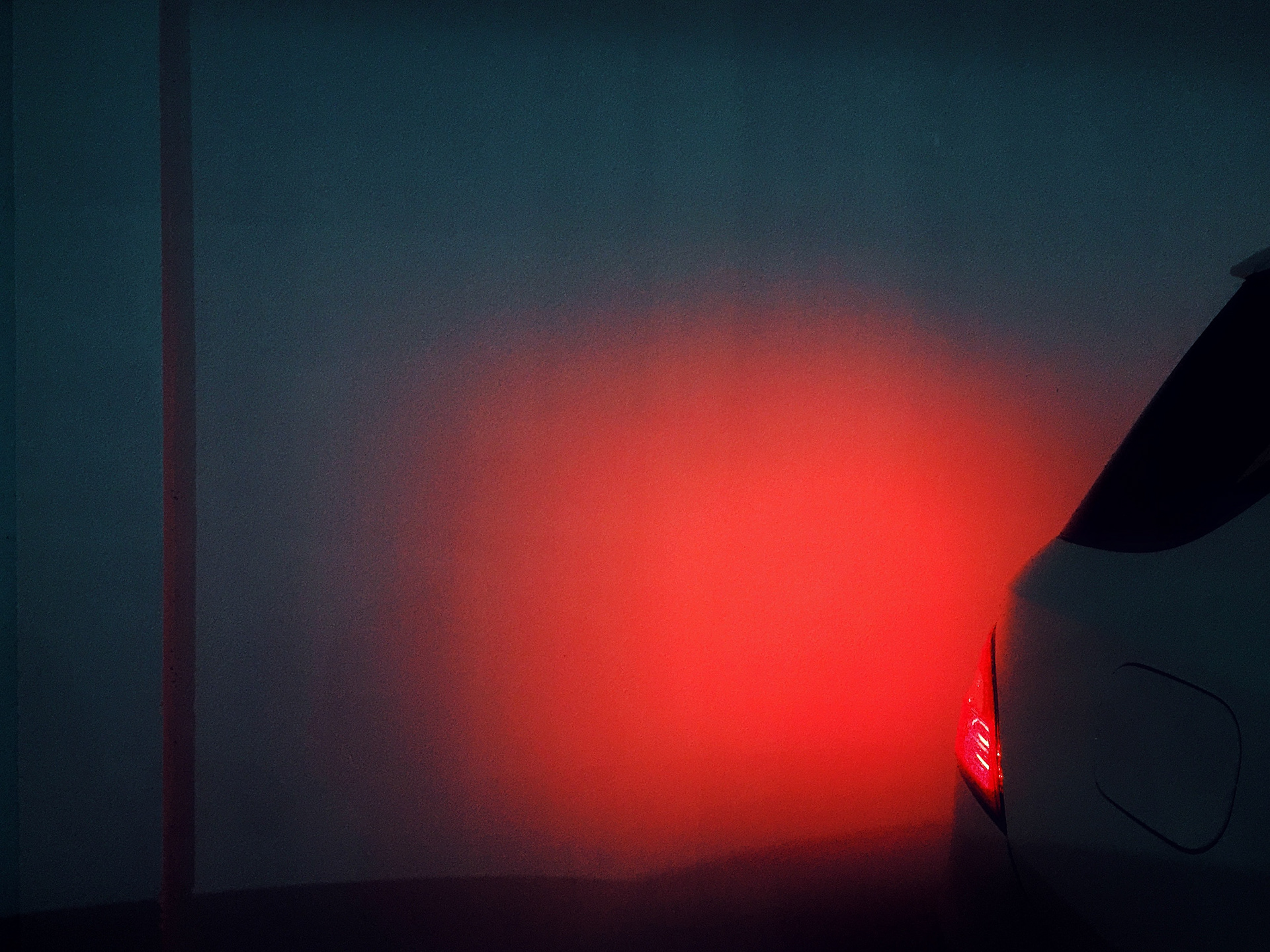 Tail-light. Mangalore, 2016