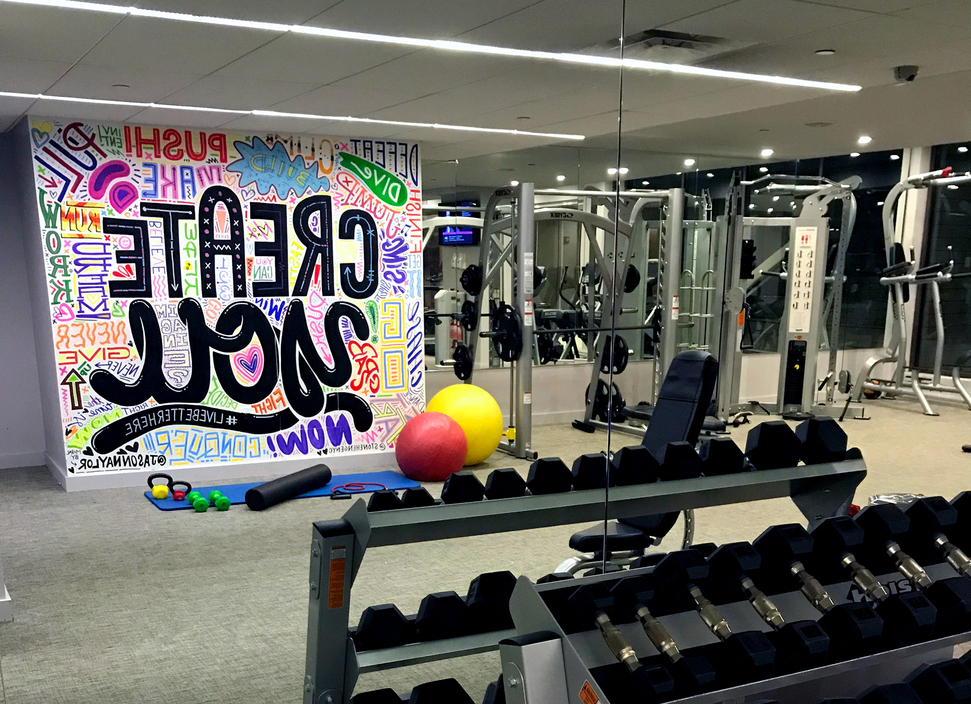 JASON NAYLOR - STONEHENGENYC GYM MURALS