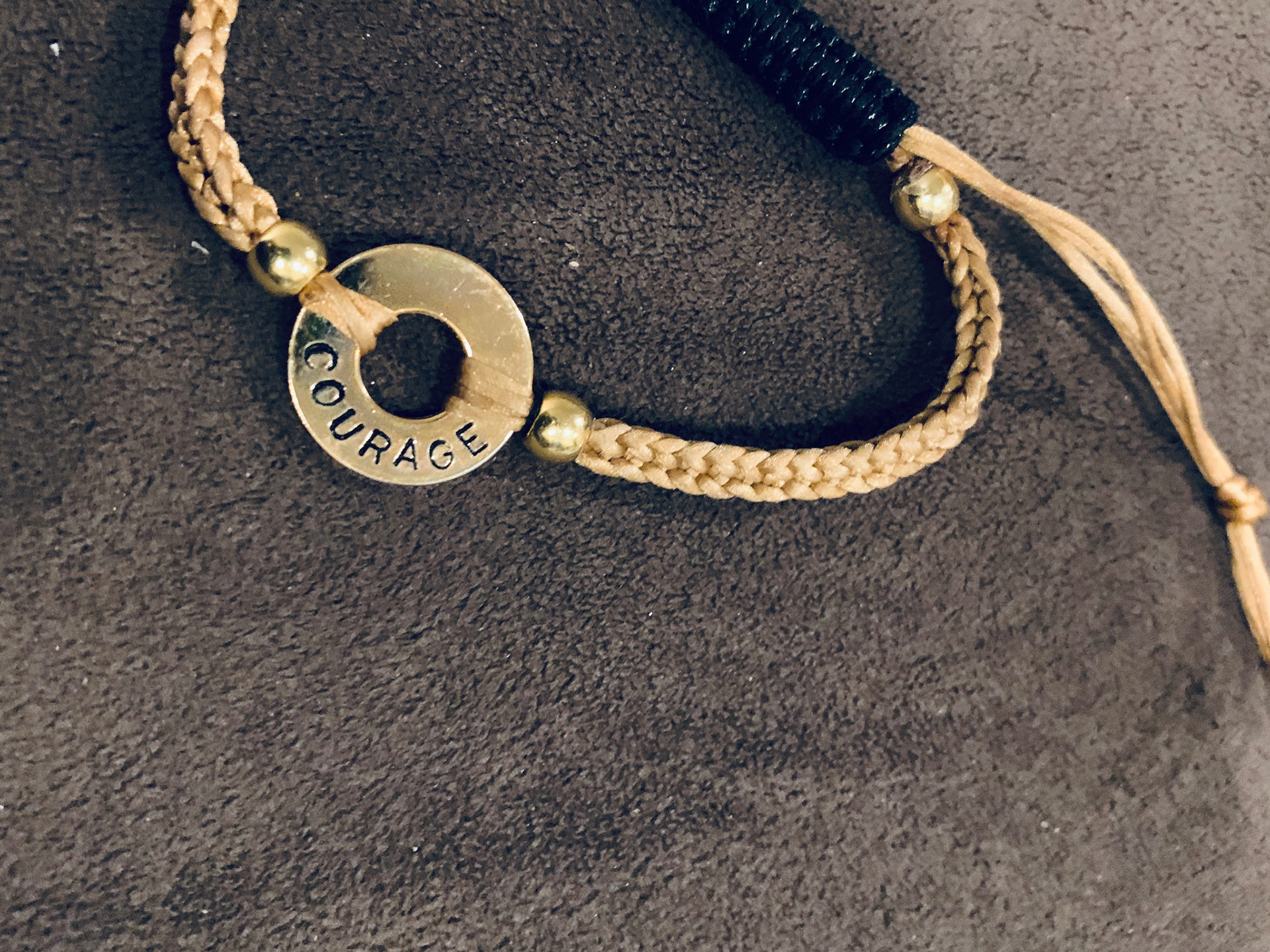 Flat Kumihimo Braid and Adjustable closure