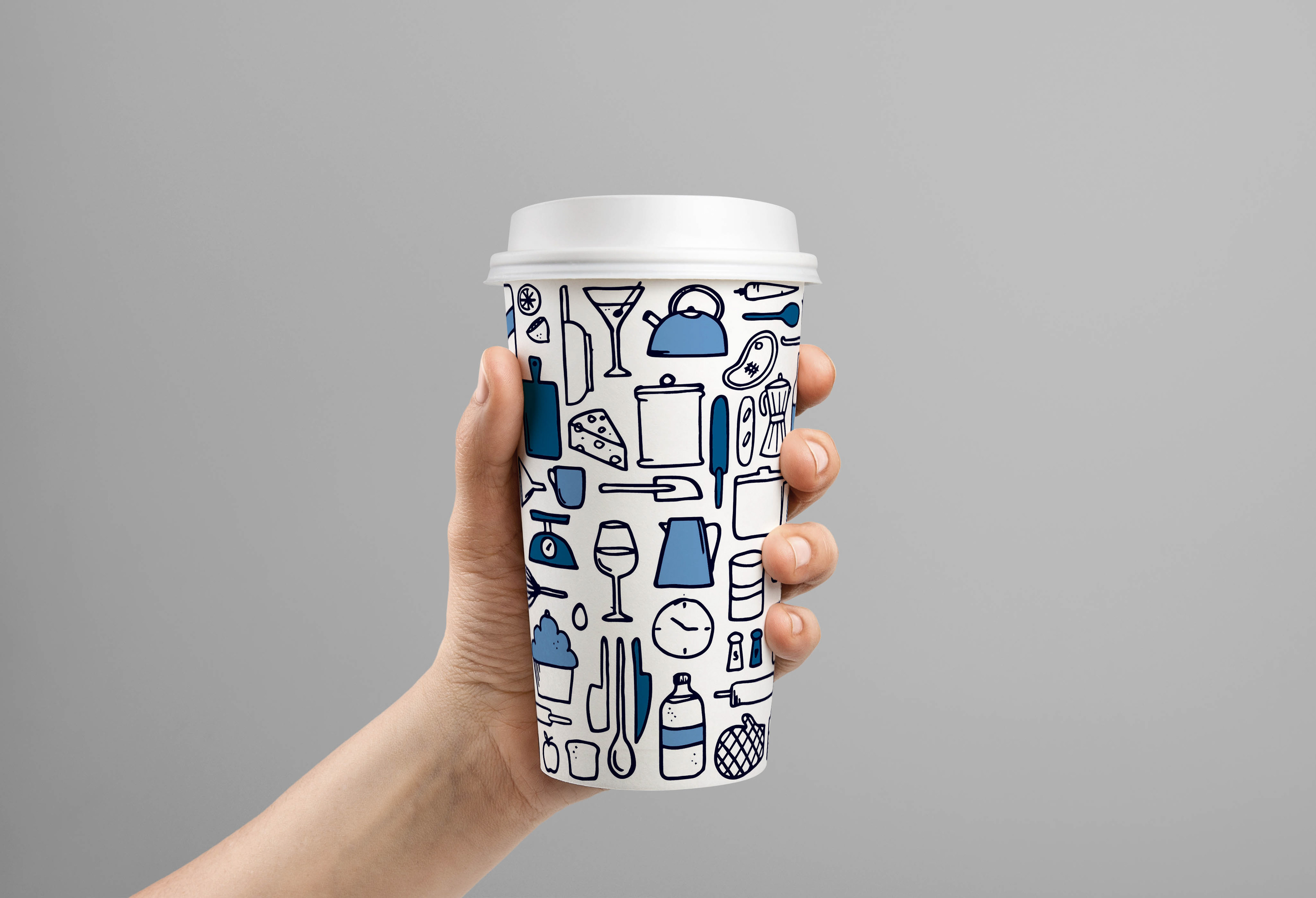 kitchen items illustration packaging design tauranga