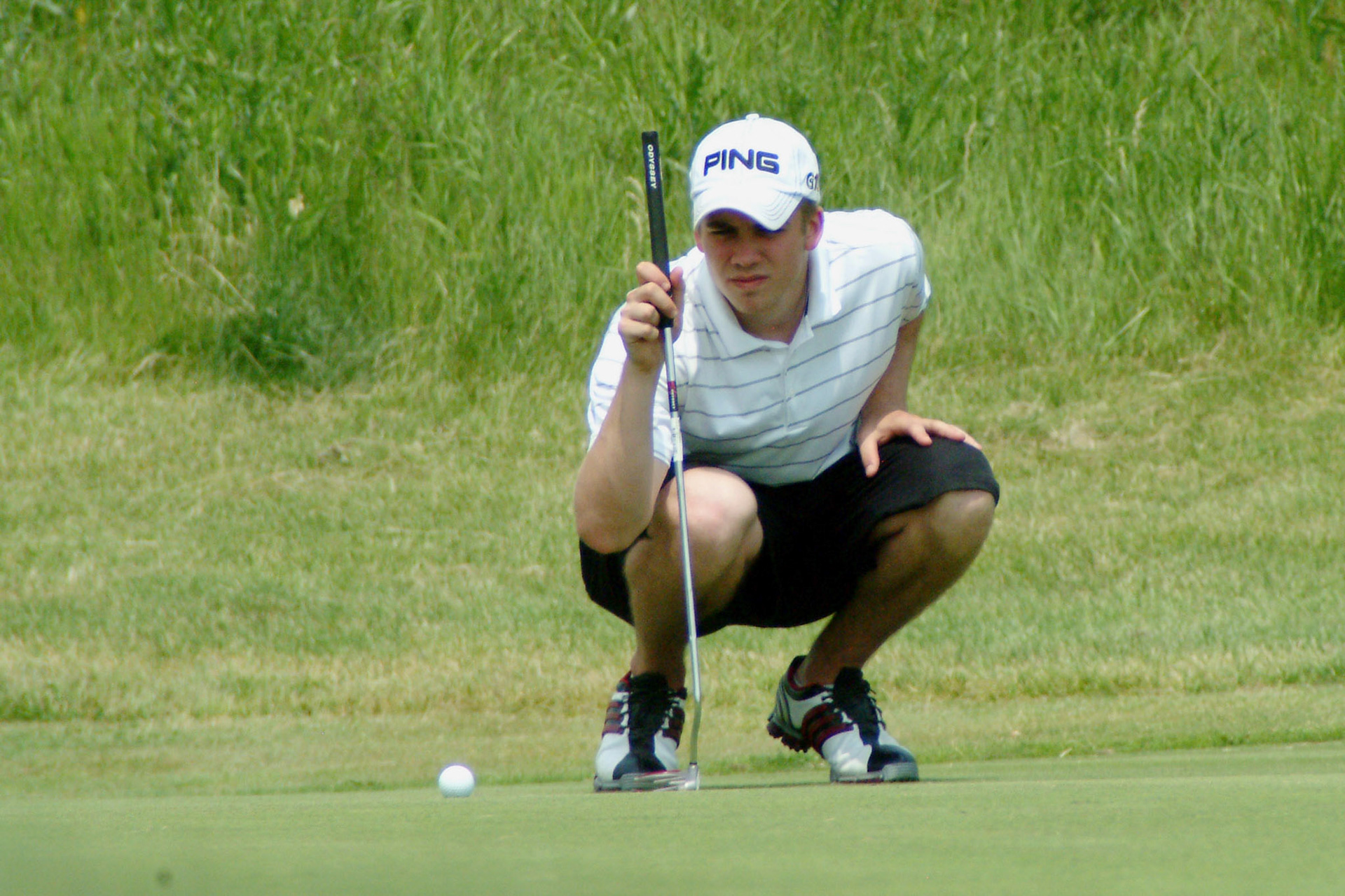 052309tvmBBGLFLCINVITE_2 Tony V. Martin CEDAR LAKE-Griffith's Steve Rankin. The Lake Central invitational on Saturday at Palmira.