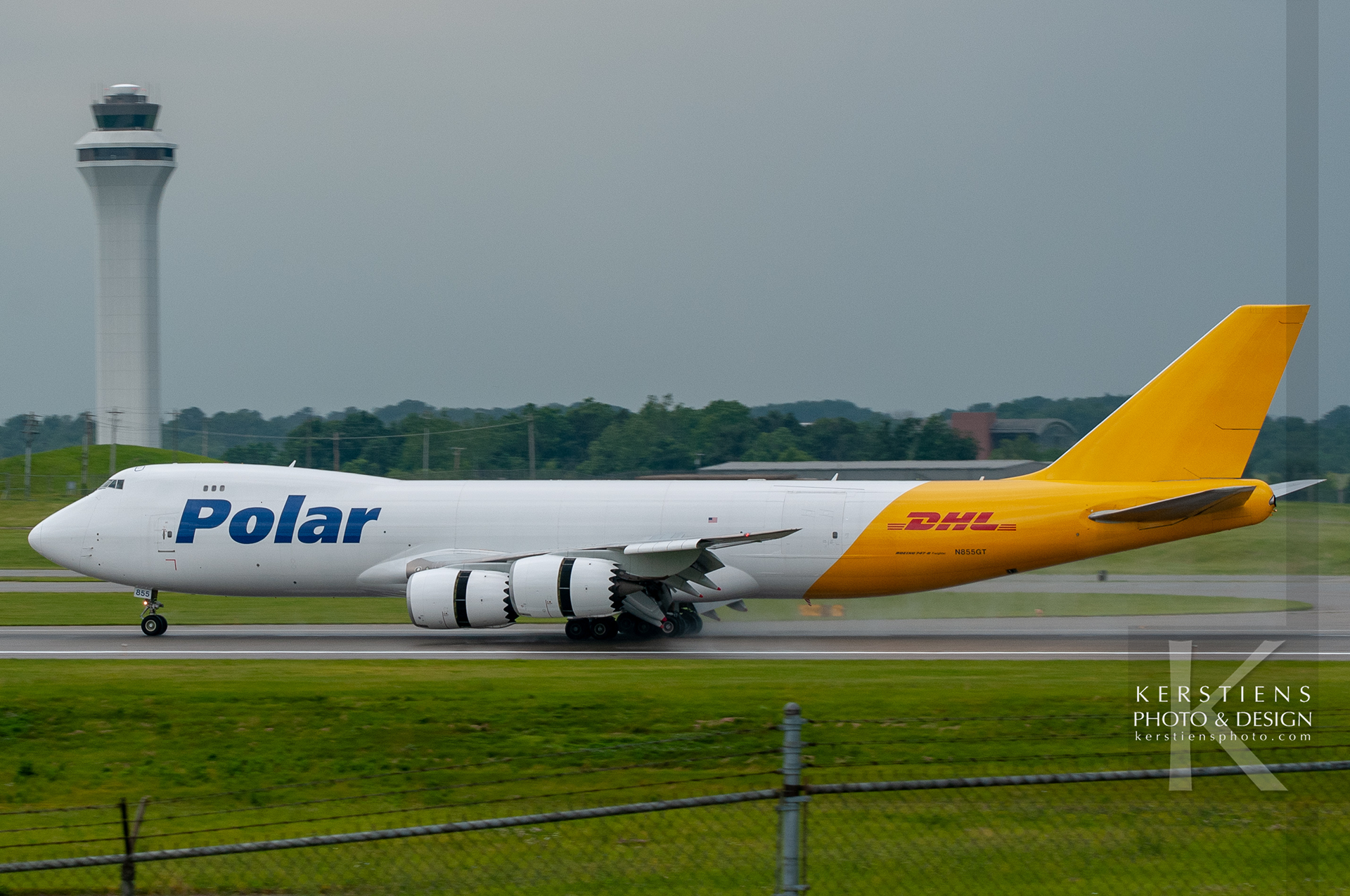 Polar Air Cargo - Boeing 747-87UF - N855GT - Cincinnati International Airport (KCVG)