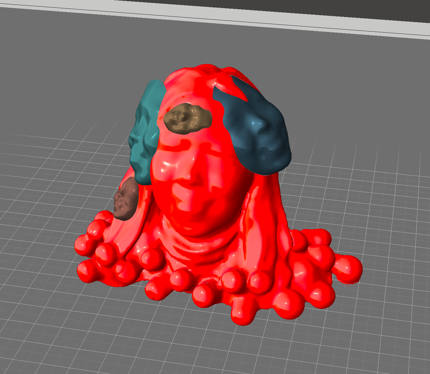 Bust Exploration in Meshmixer