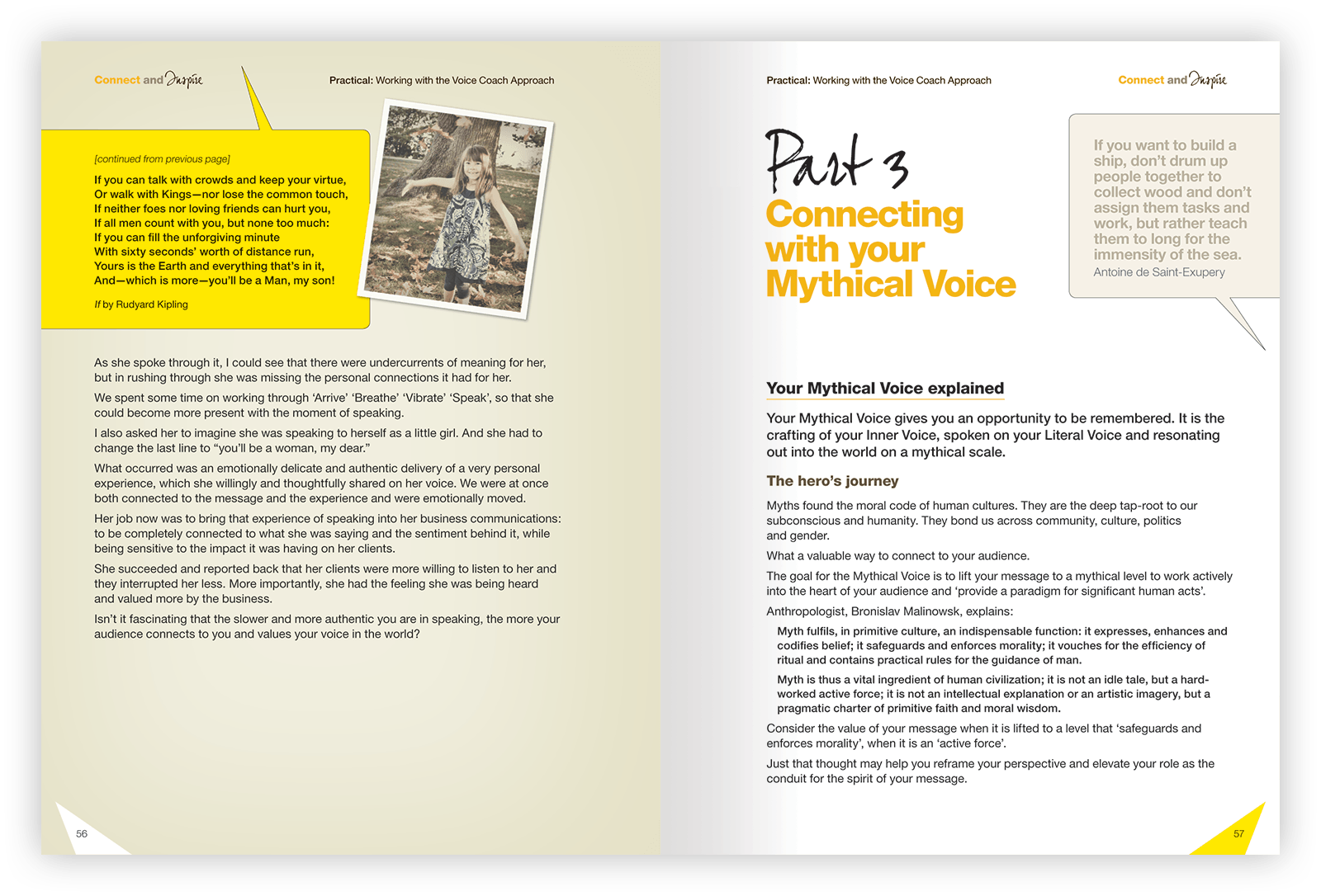 Double-page layout design.