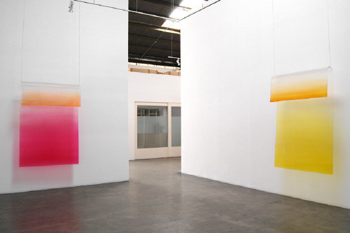 Craig Kauffman, Title: Installation view of Untitled, 1969