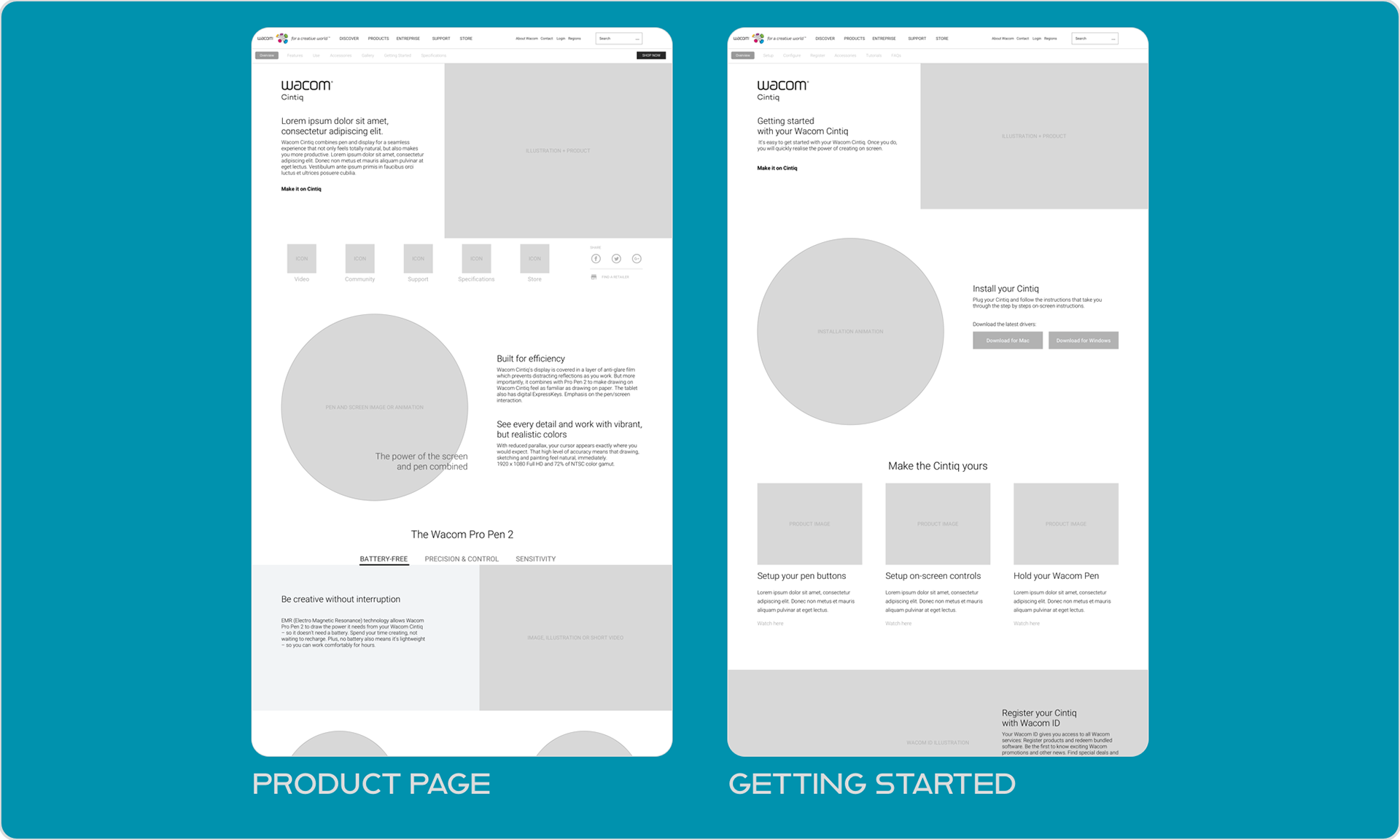 Wireframes
