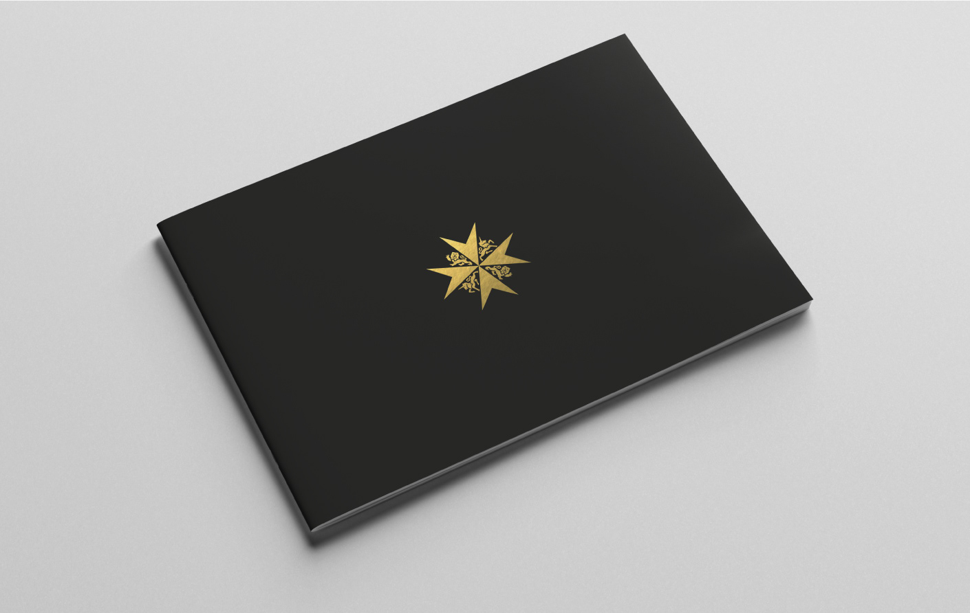 Museum of St John brochure design by Peter Gibbons