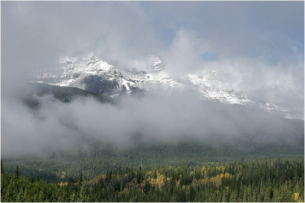 Lifting clouds, Banff NP, Alberta