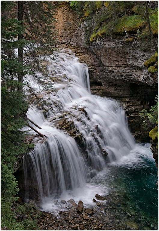 Waterfall, Johnston Canyon, Banff NP