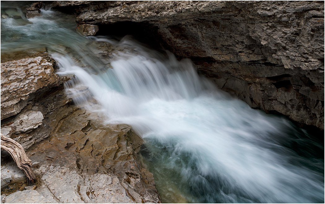 Johnstone Canyon falls,  Banff NP