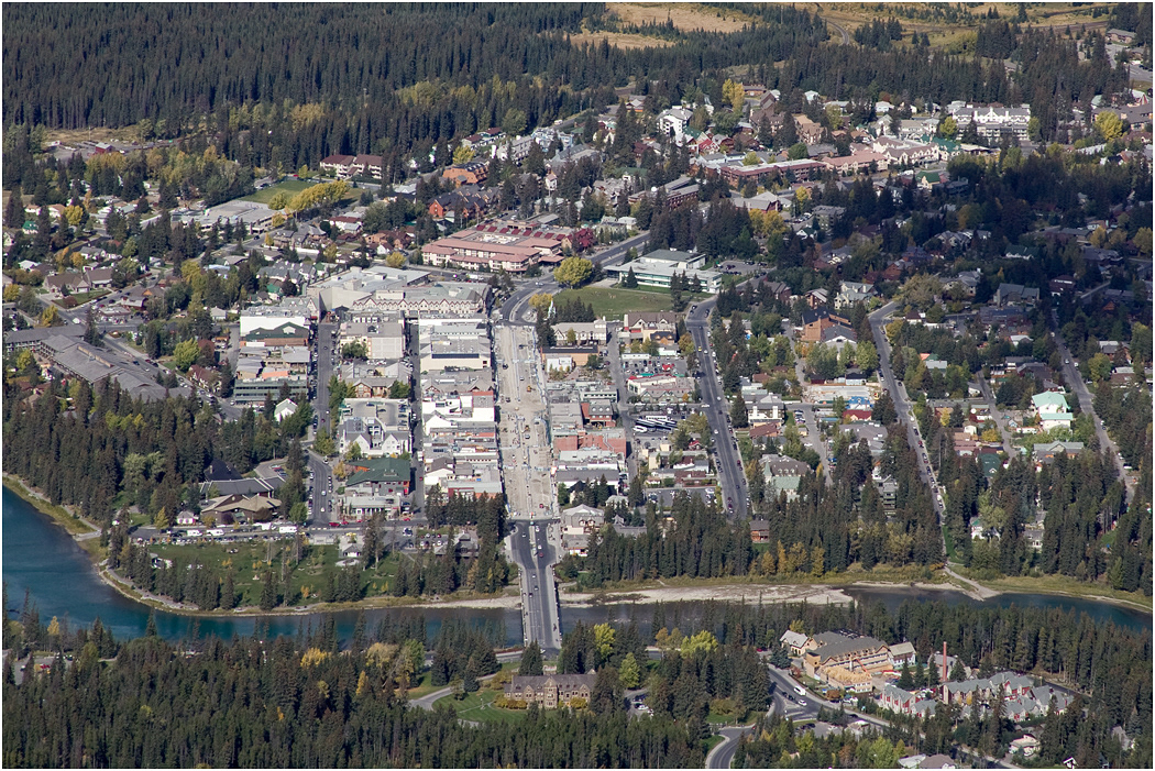 Banff township from Gondola