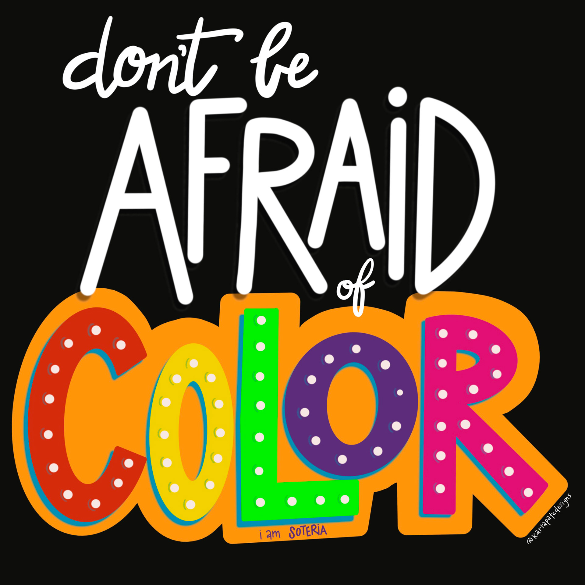 Hand Lettered Digital Art created from the original chalkboard!