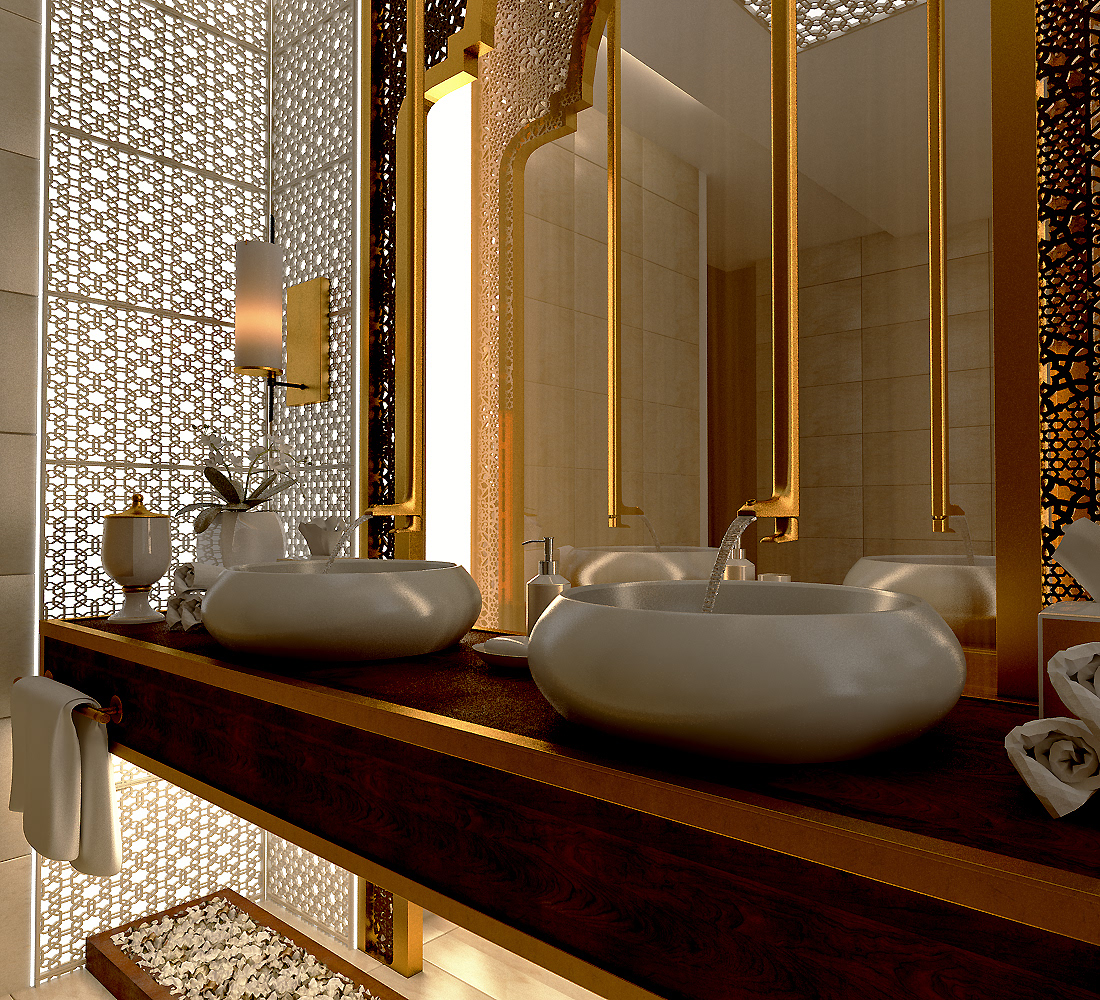 Eman Kamel - Arabic Style Bathroom