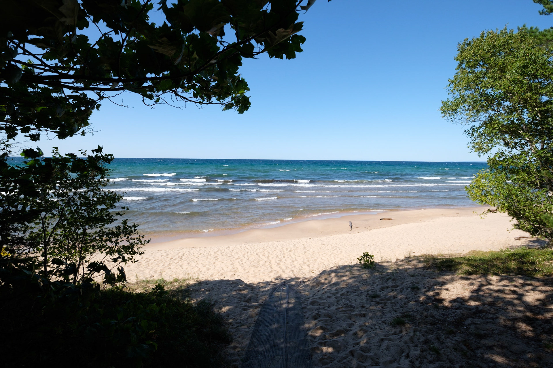Looking east from campsite