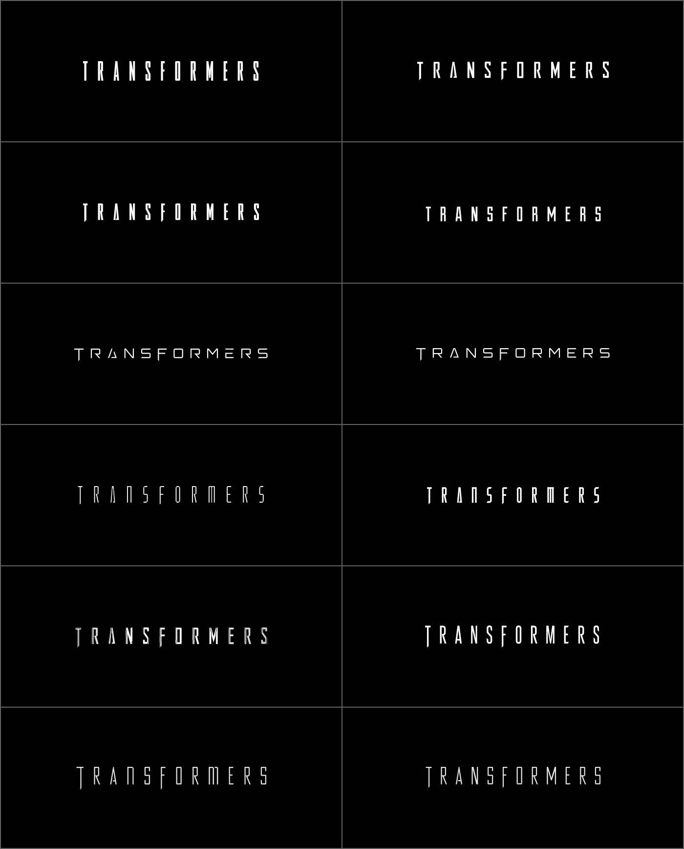 kris fortin transformers 4 main title logo design transformers 4 main title logo design