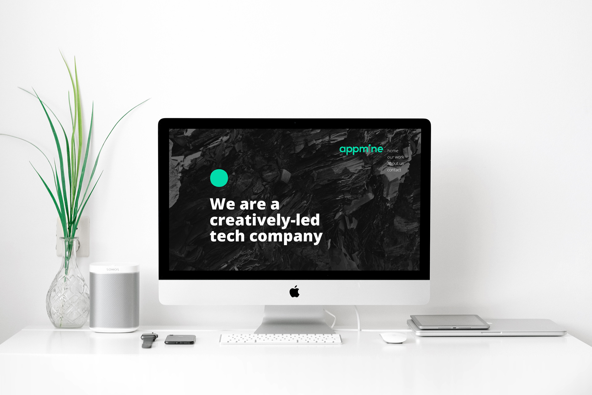 Andreea Bora design Appmine logo branding visual identity