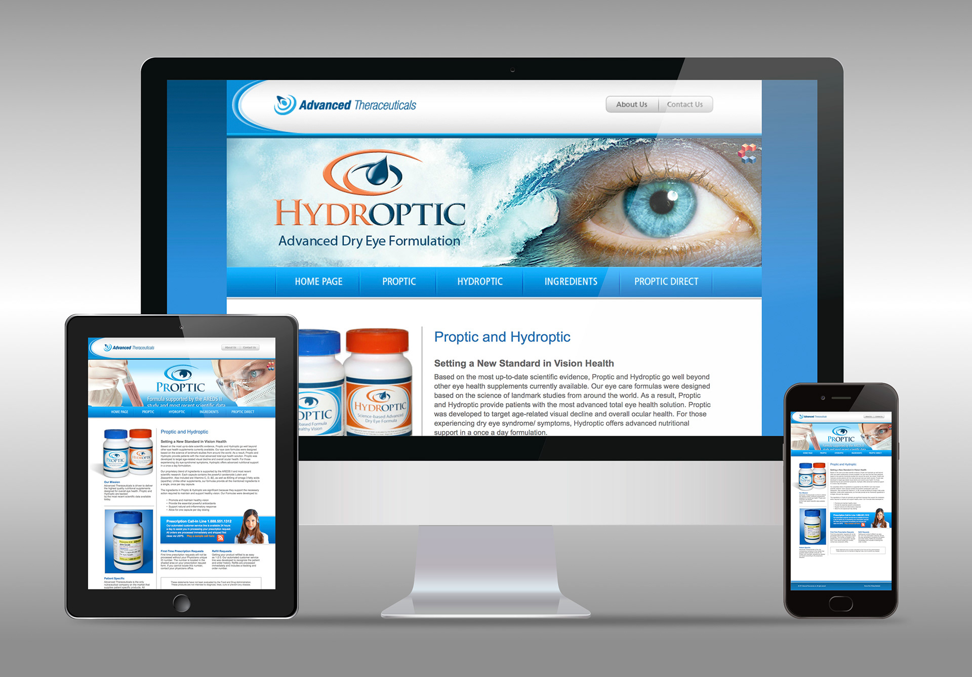 Advanced Theraceuticals Website