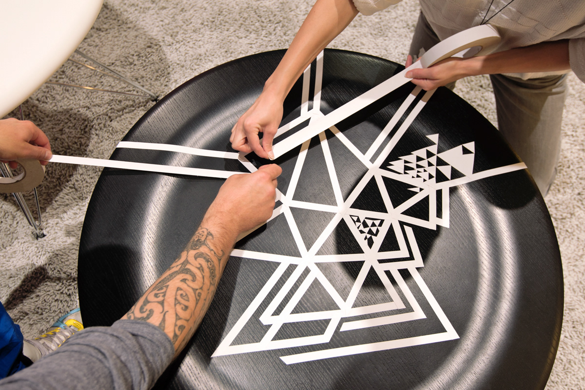 TAPE ART created by TAPE OVER // international tape art crew ...