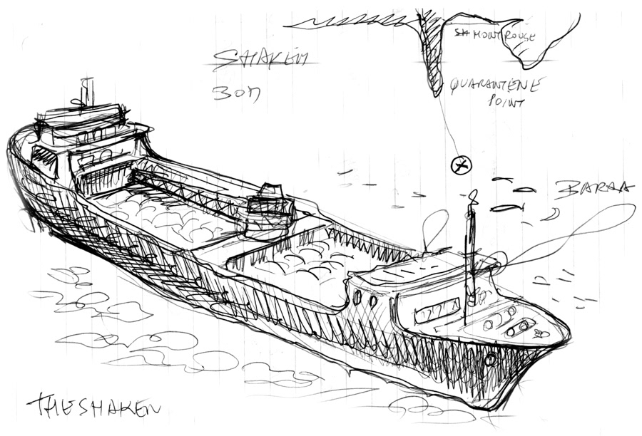 The Shakem shipwreck, Grenada by Dominique Serafini