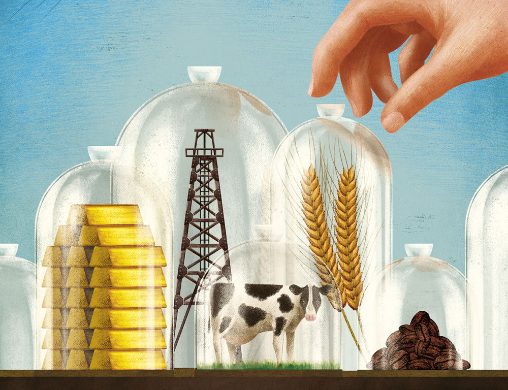 Goncalo Viana Illustration - Investing in Commodities