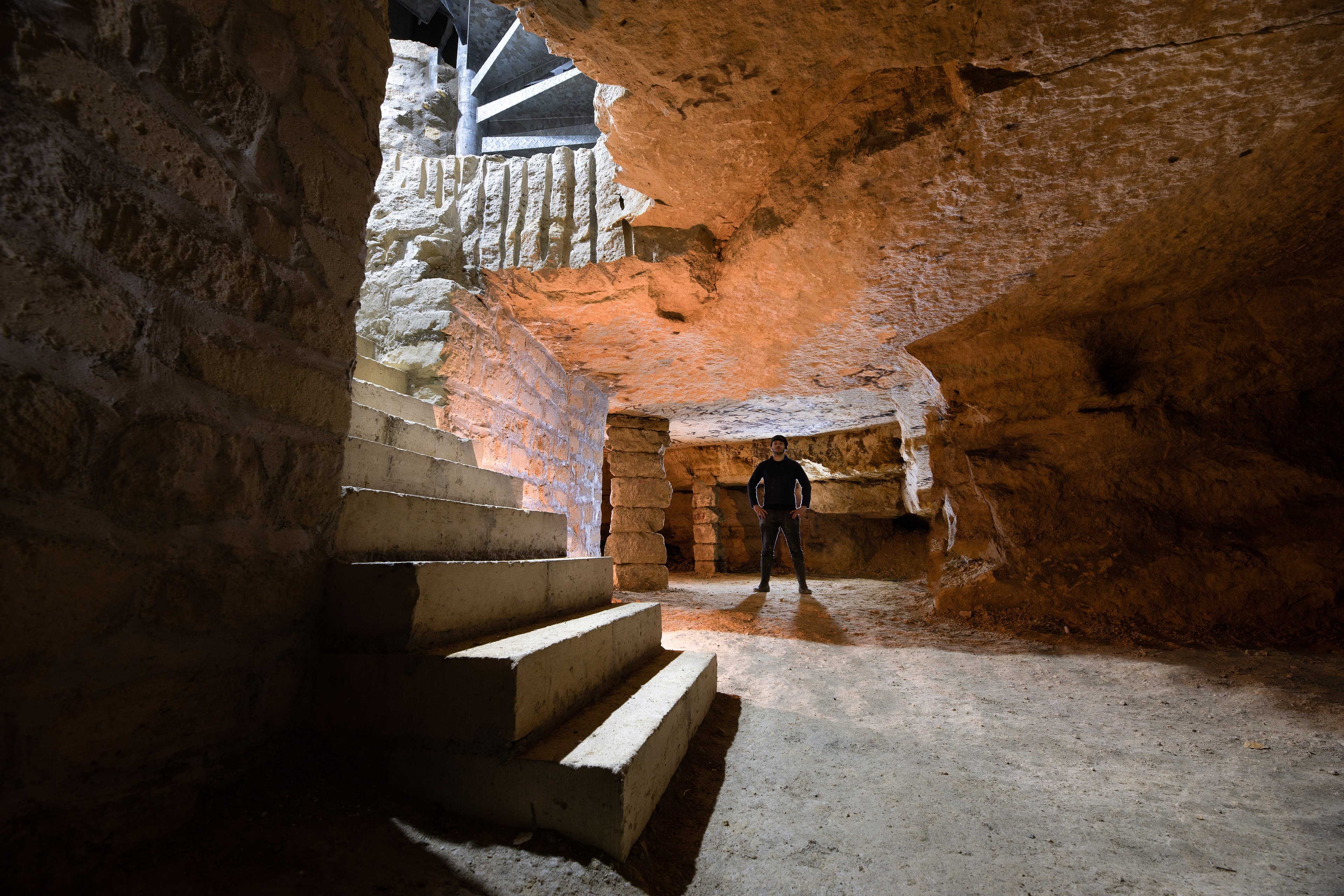 Escalier d'accès