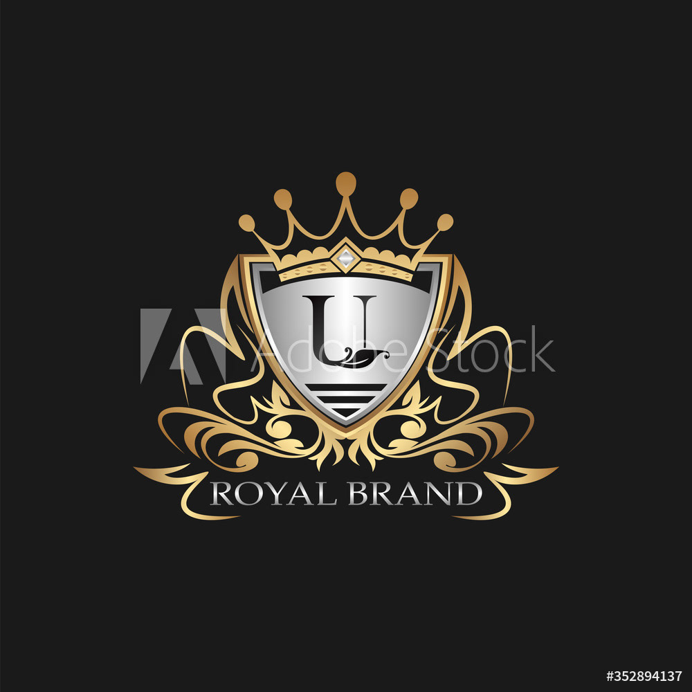Shield Royal Brand U Logo Letter